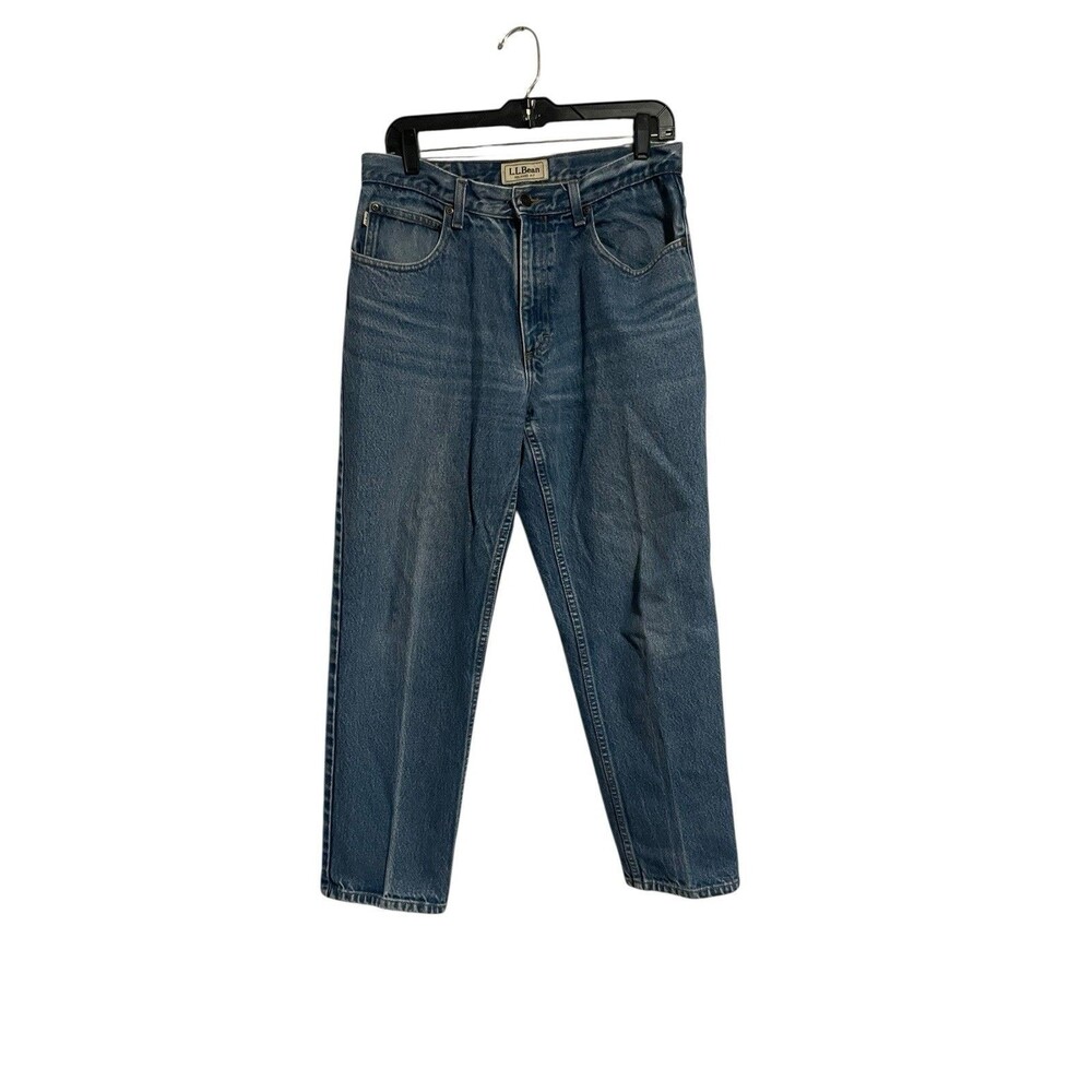 L.L. BEAN Mens Classic Fit Straight Leg Jeans 220626 Zip Fly Blue Size 32 x 29